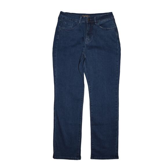 WOMEN‎ WITH CONTROL $76 My Wonder Denim Straight Leg Jean Medium Wash Size 0 - Picture 1 of 5